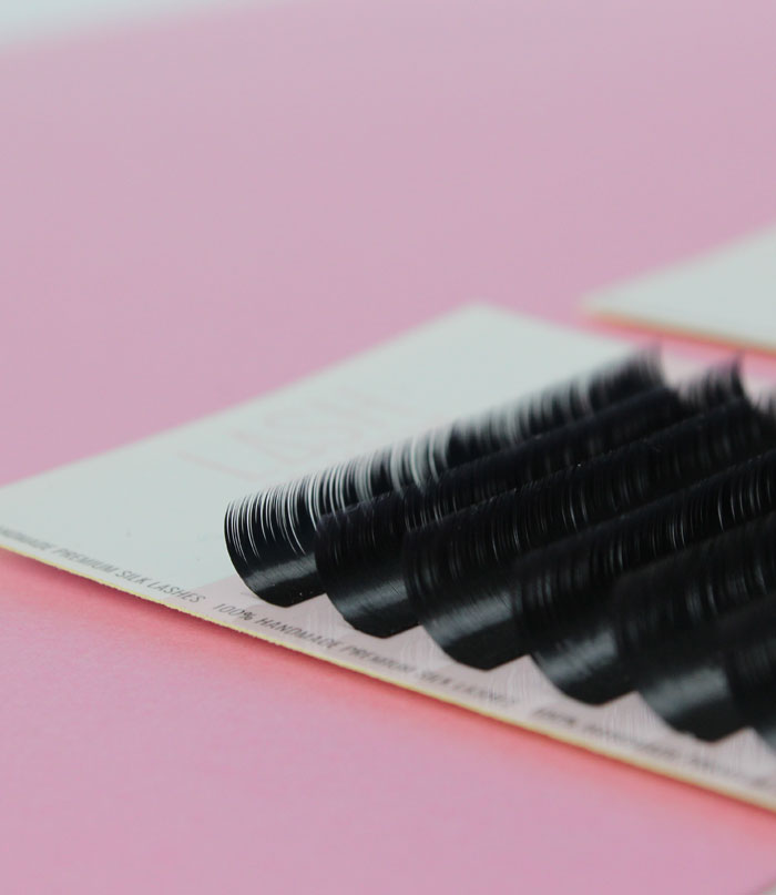 Single Length Volume Silk Eyelash Extension Tray